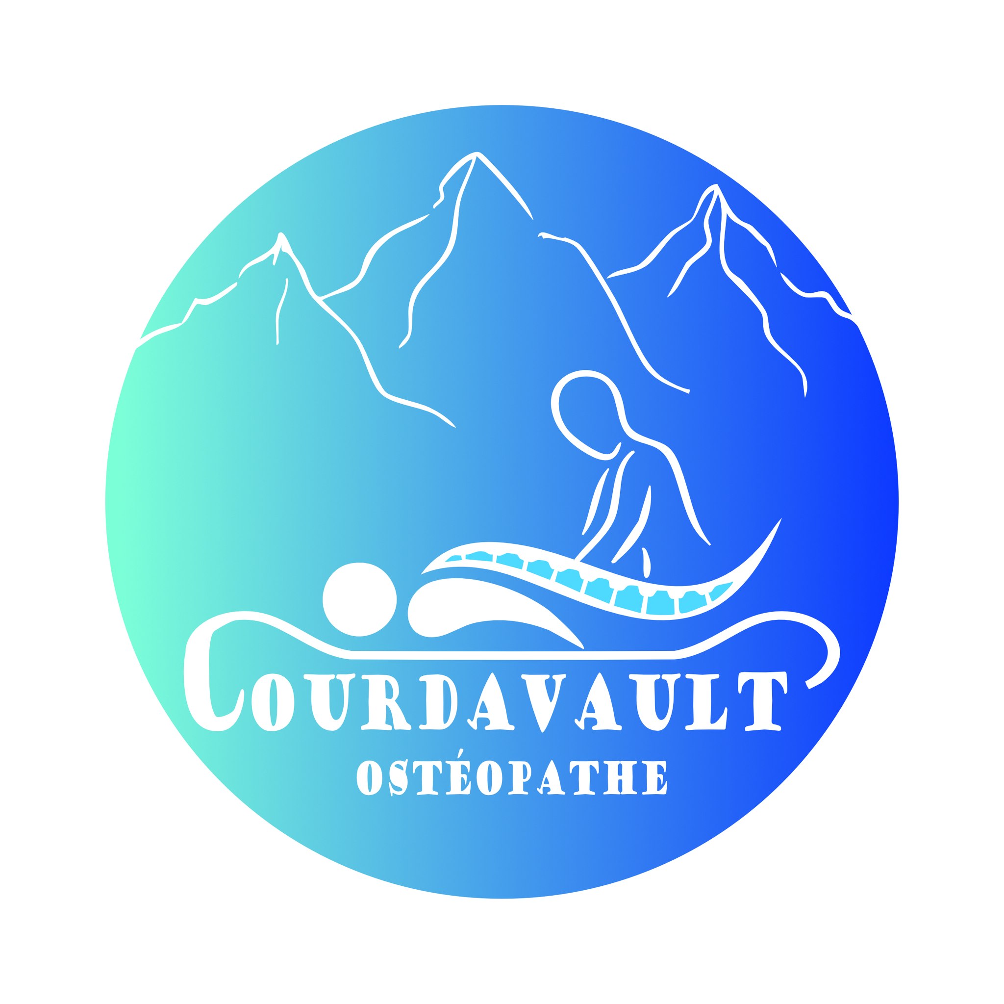 Logo Courdavault Ostéopathe